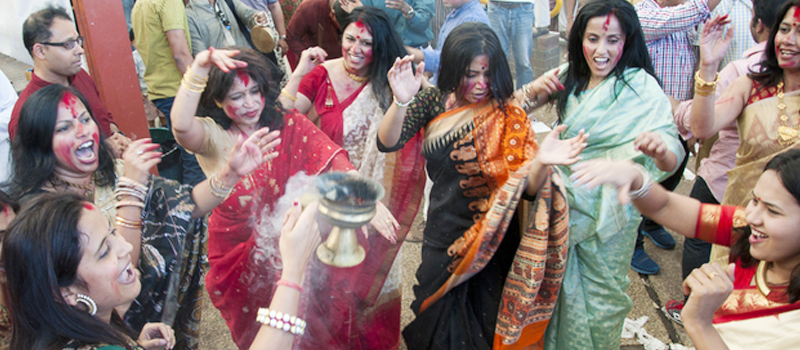 durga puja celebration